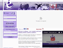 Tablet Screenshot of e-shipper.net